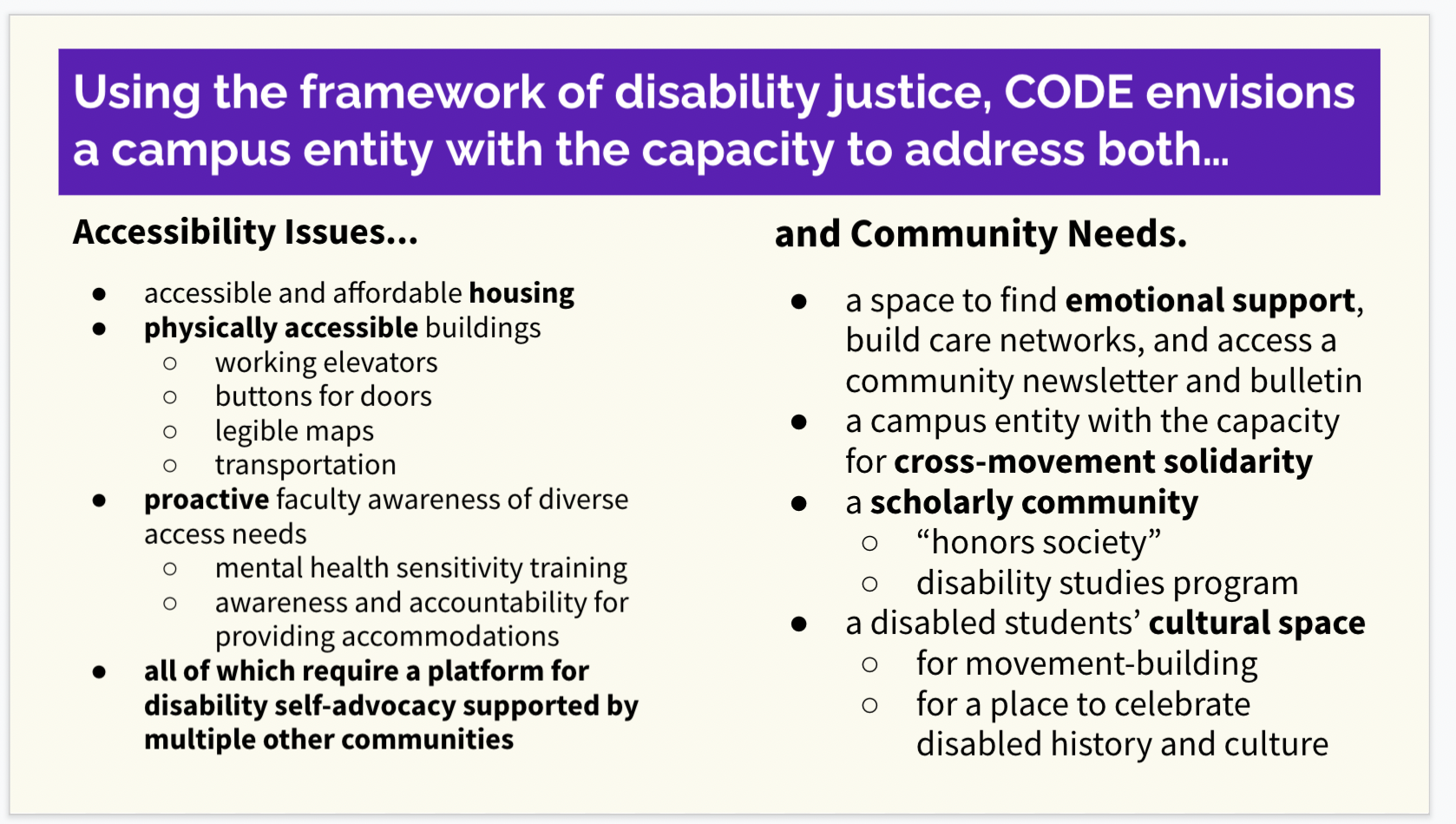 How to use this site — Disability Justice Project